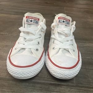 Converse Chuck Taylor All Star Lo Sneaker - Little Kid - White